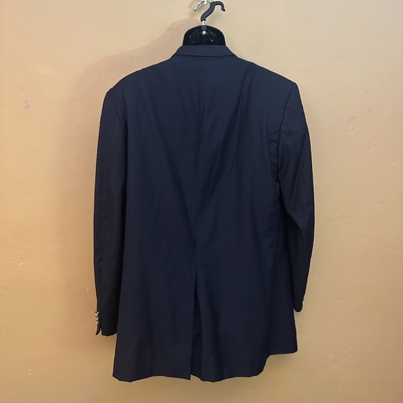 Brioni Vintage Navy Blazer 44L Made in Italy Brass logo buttons 100% wool - Picture 6 of 7